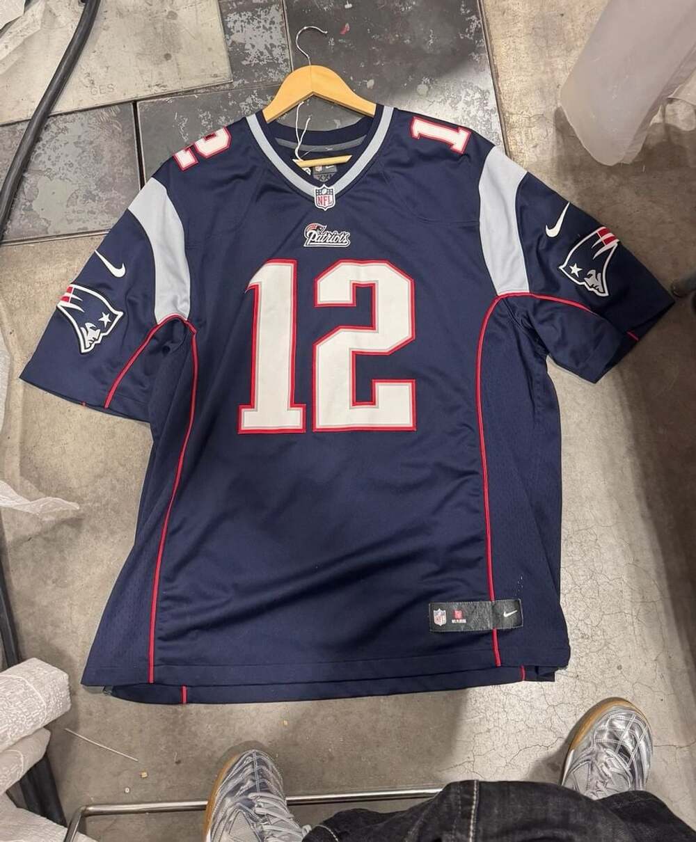 Nike New England Patriots Tom Brady #12 Jersey Size XXL Blue
